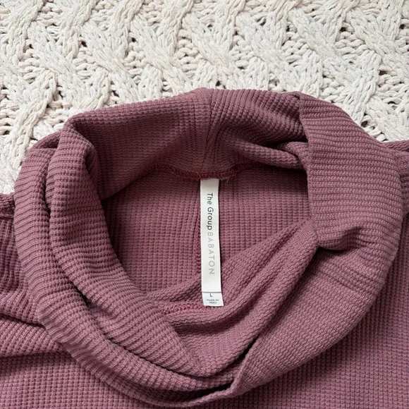 Aritzia Sweater - Babaton Mauve Women’s Cowl Neck Sweater - Picture 3 of 7
